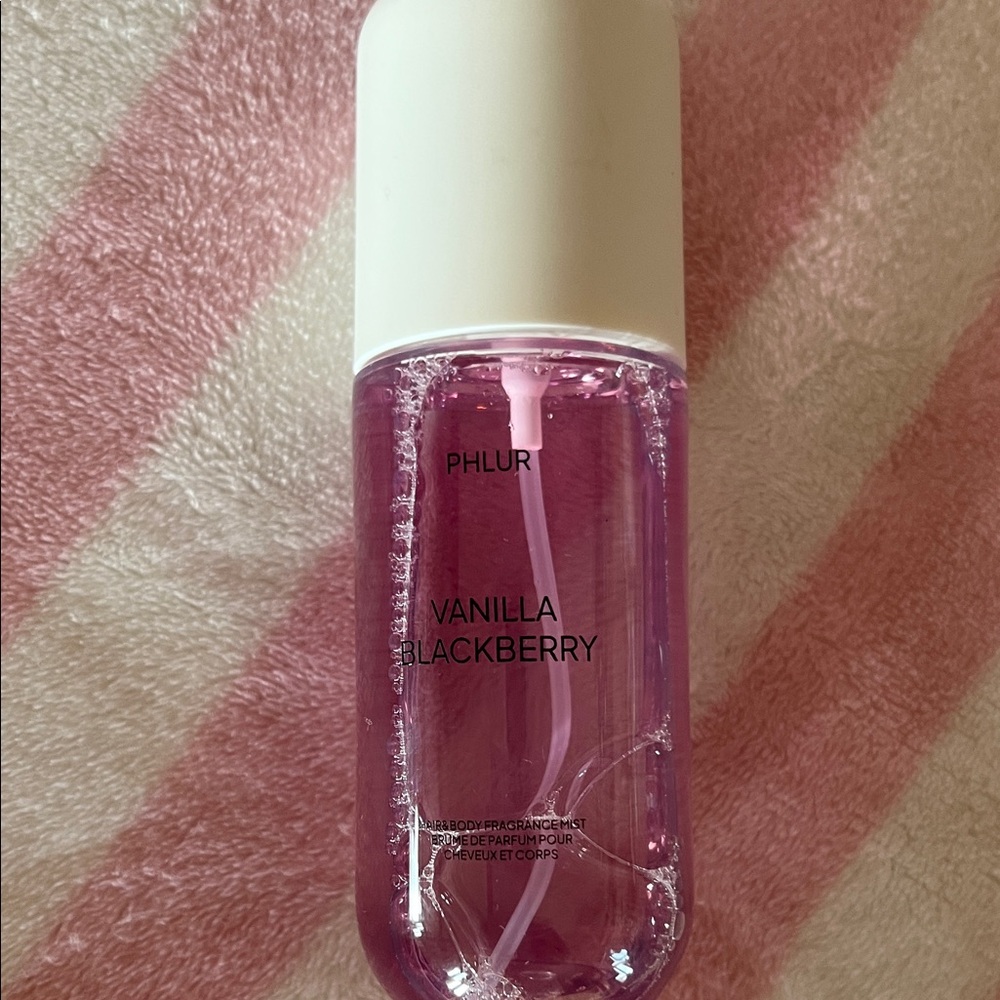Vanilla Blackberry Body and Hair Mist.